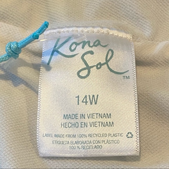 Over the Shoulder Tankini Top Black Floral - Picture 6 of 12